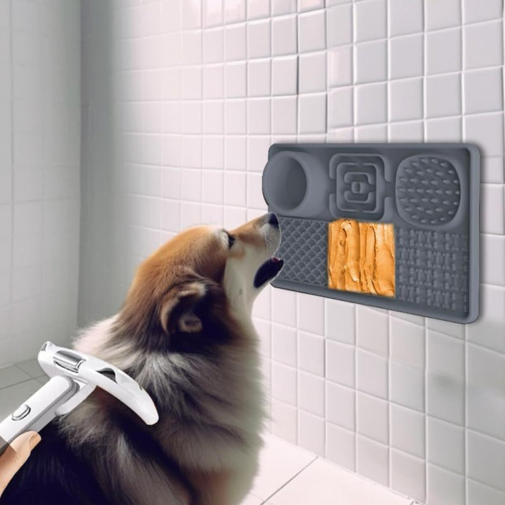 Tapis de Léchage Multifonction 6-en-1 pour Chiens