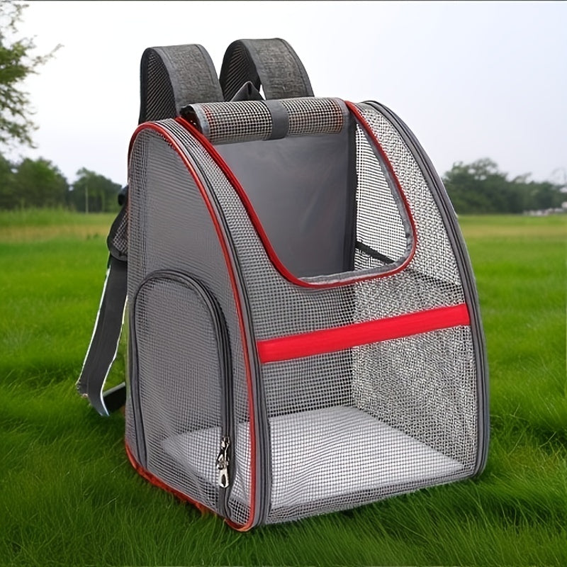 Sac à Dos de Transport Respirant en Maille pour Animaux