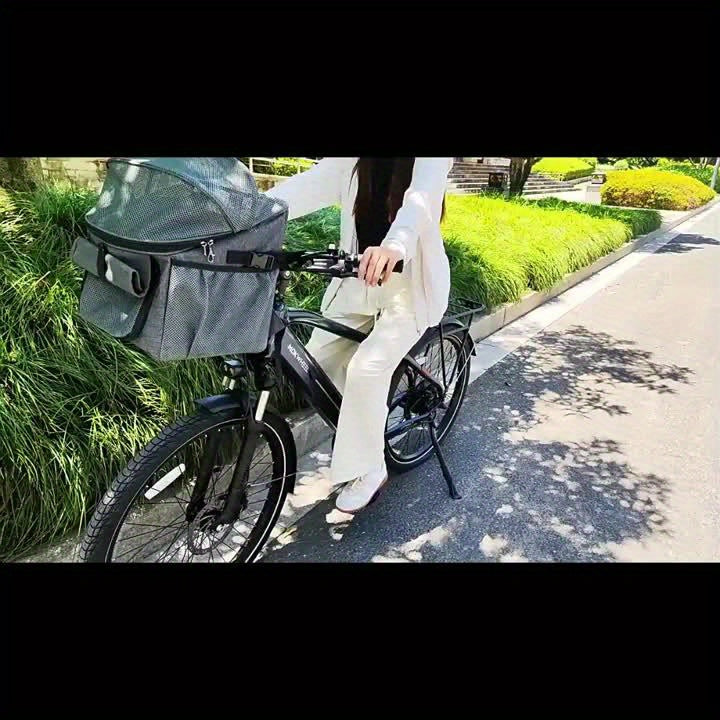Sac vélo avant pour chien et chat avec sangles et poches