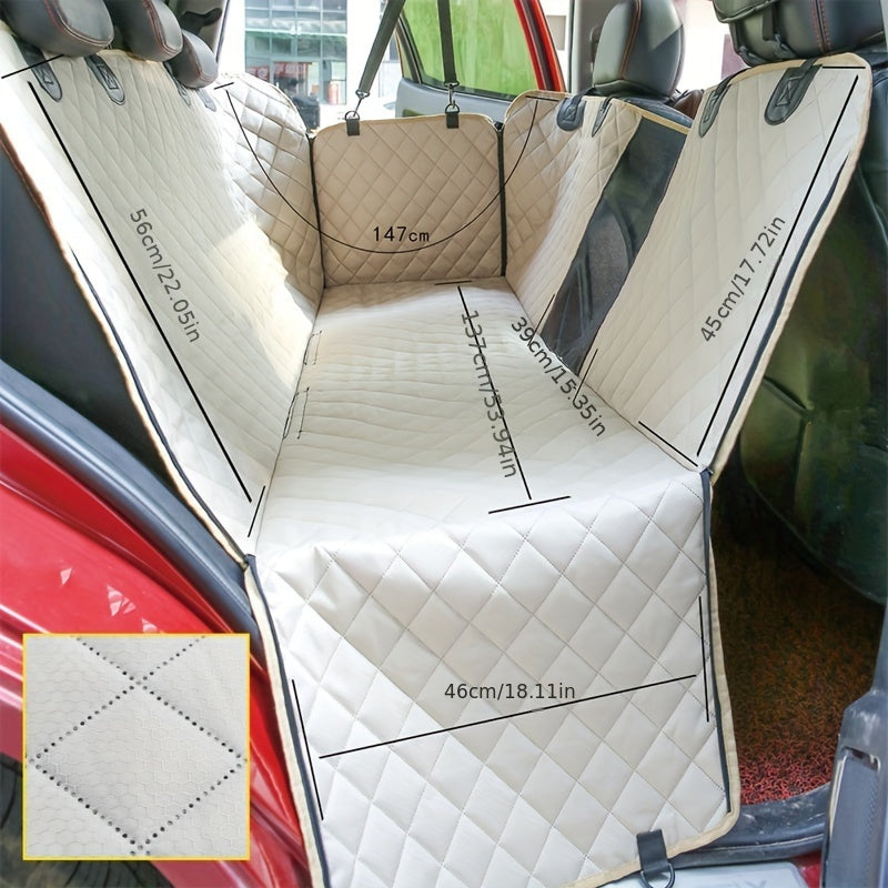 Housse de Siège Voiture pour Chien Antidérapante et Imperméable