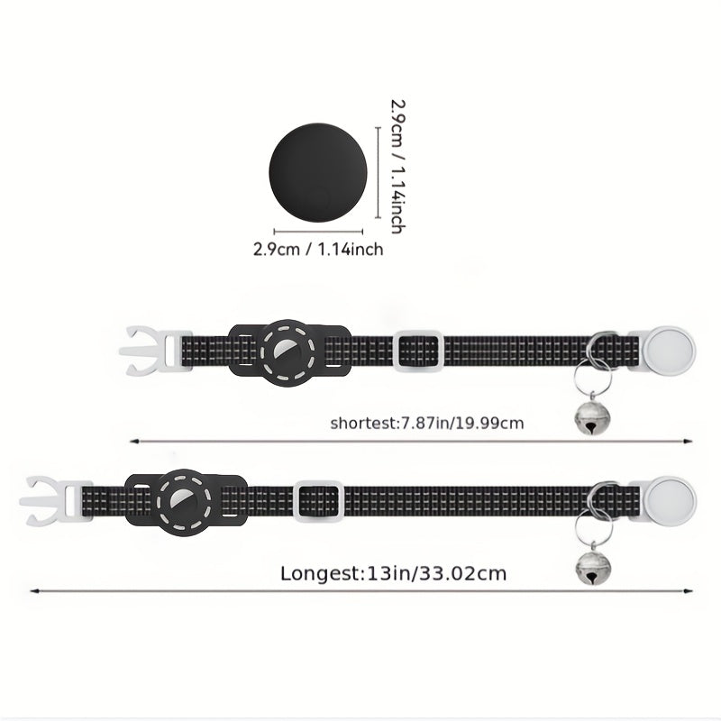 Collier Connecté avec Boucle Sécurité et Localisation pour Chats
