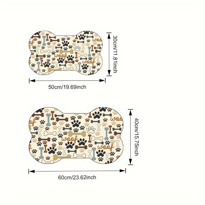 Tapis gamelle absorbant en diatomite pour Chien