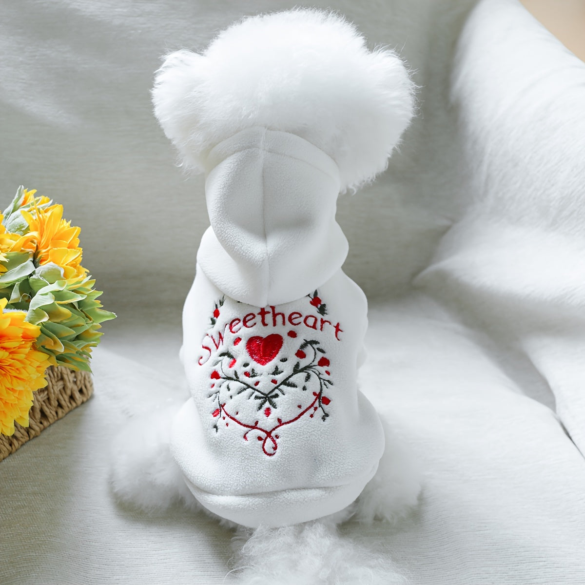 Sweat Sweetheart en Polaire pour Petit Chien