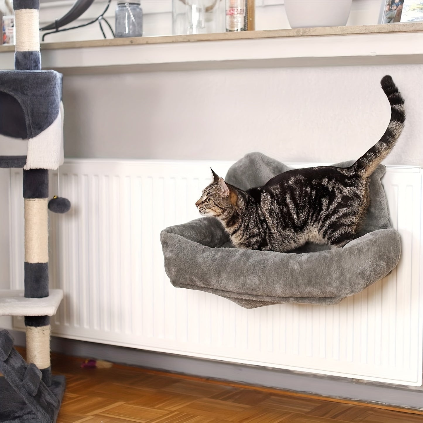 Hamac pour Radiateur en Polyester pour Chats