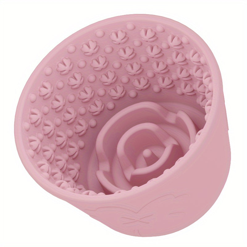 Bol à Lécher Antidérapant avec Ventouse en Silicone pour Chien