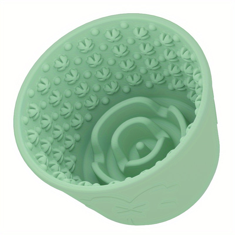 Bol à Lécher Antidérapant avec Ventouse en Silicone pour Chien