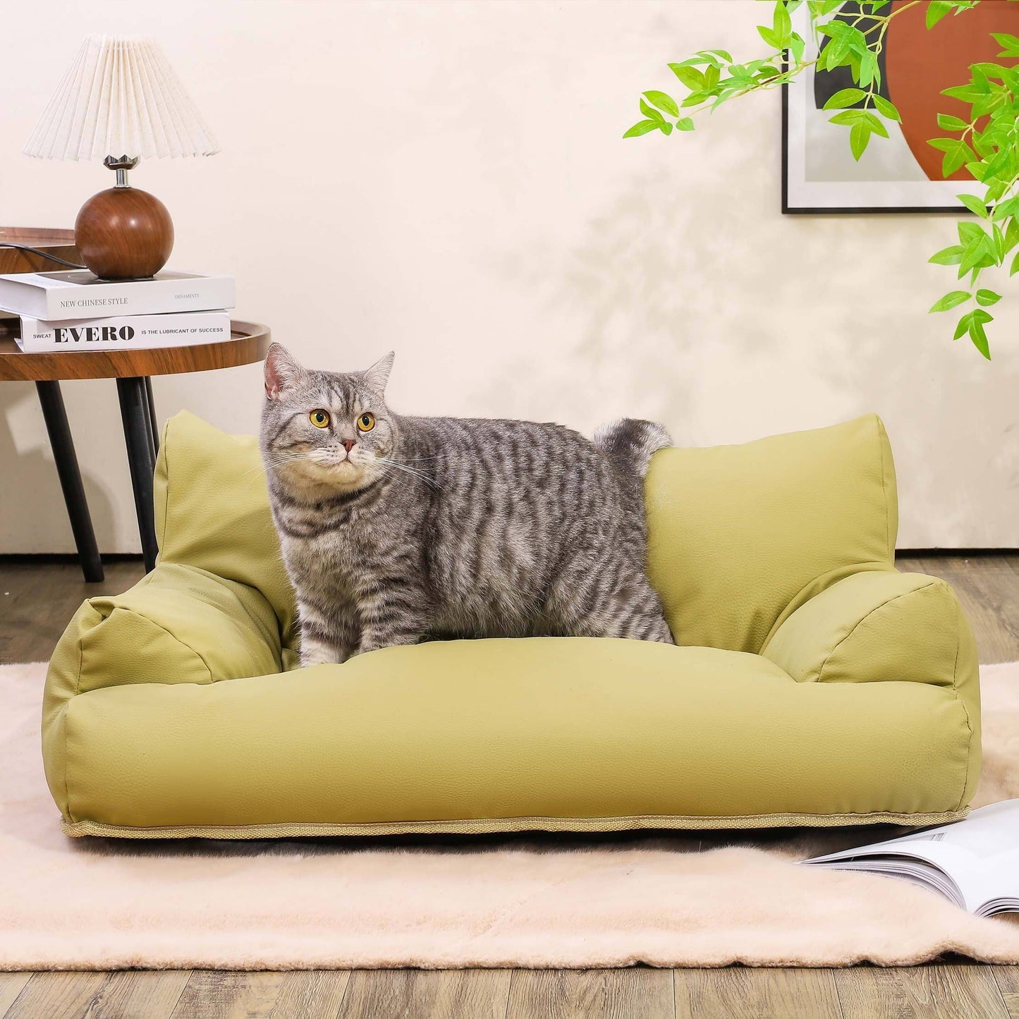 Canapé Imperméable en Similicuir pour Chien et Chat