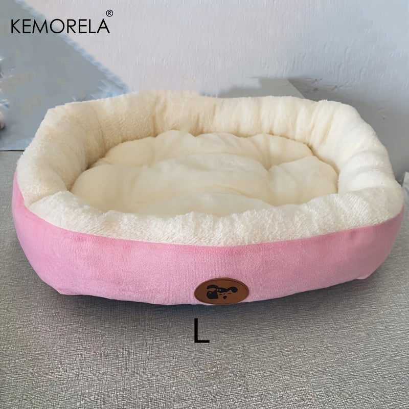 Panier rond Kemorela en peluche pour Chien et Chat