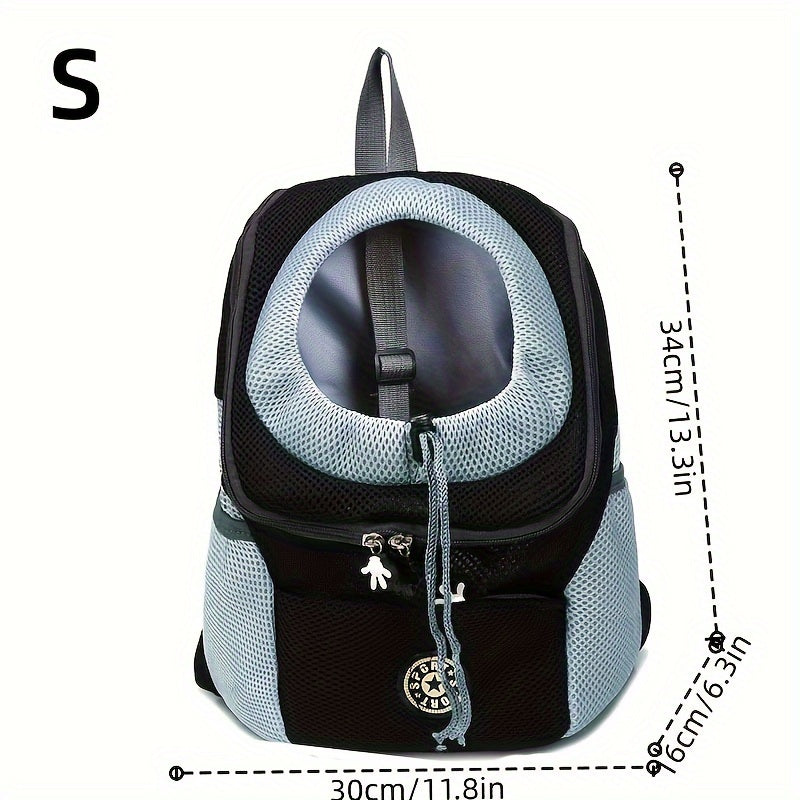 Sac à Dos de Transport pour Chien et Chat – Face Avant Respirante