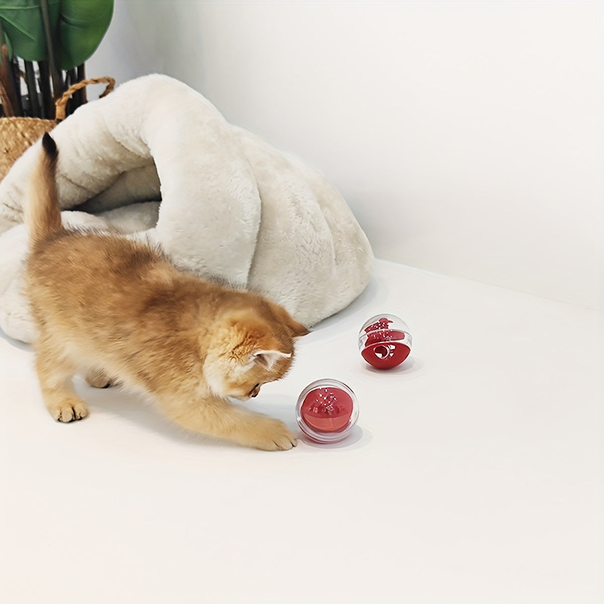 Balle Distributeur de Friandises Interactive pour Chat