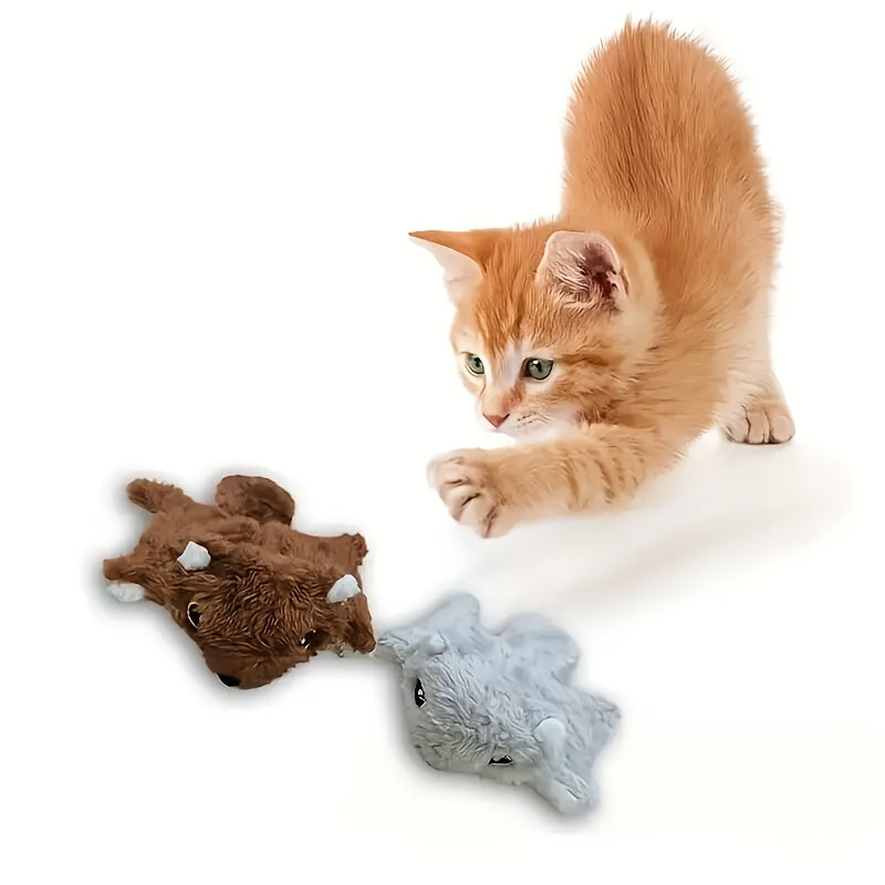 Jouet Écureuil en Peluche pour Chat et Petit Chien