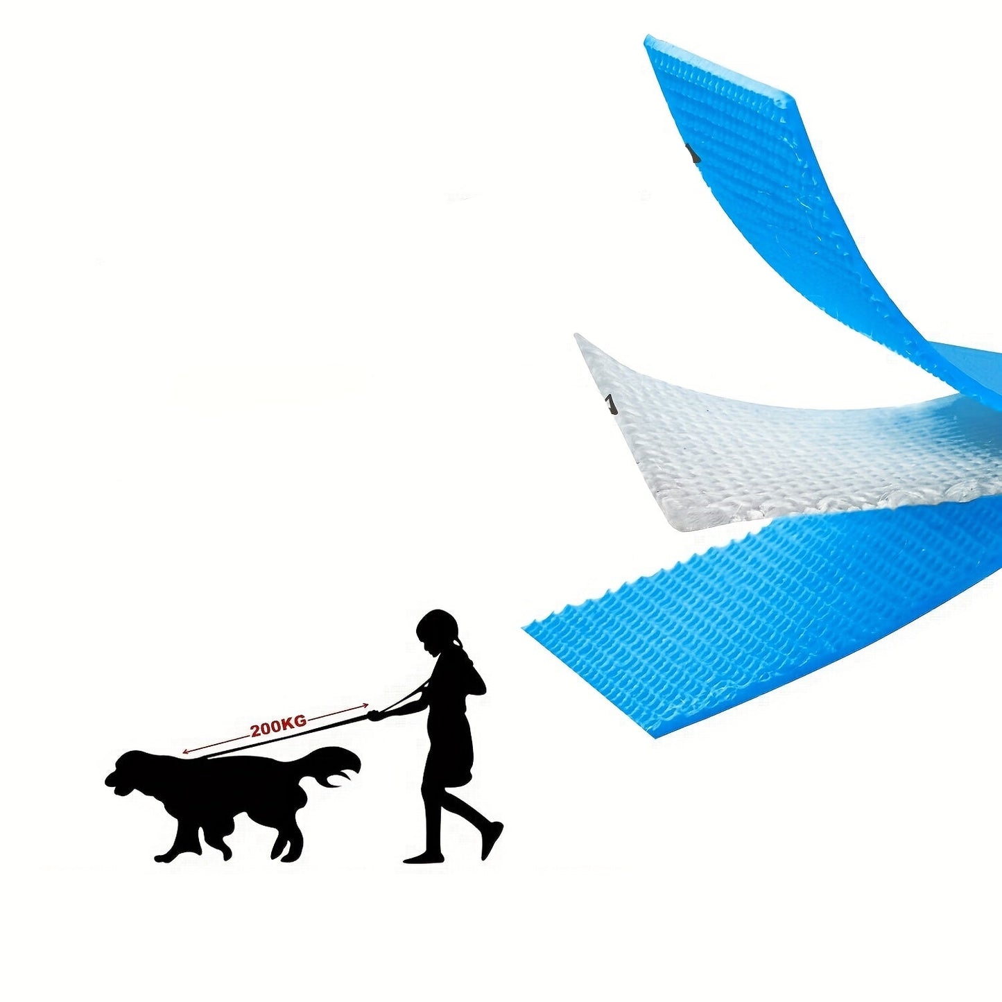 Longe imperméable en PVC renforcé pour Chien – 5 m à 20 m