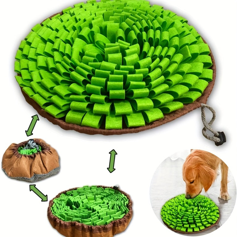 Tapis de Fouille Rond Ajustable pour Chiens