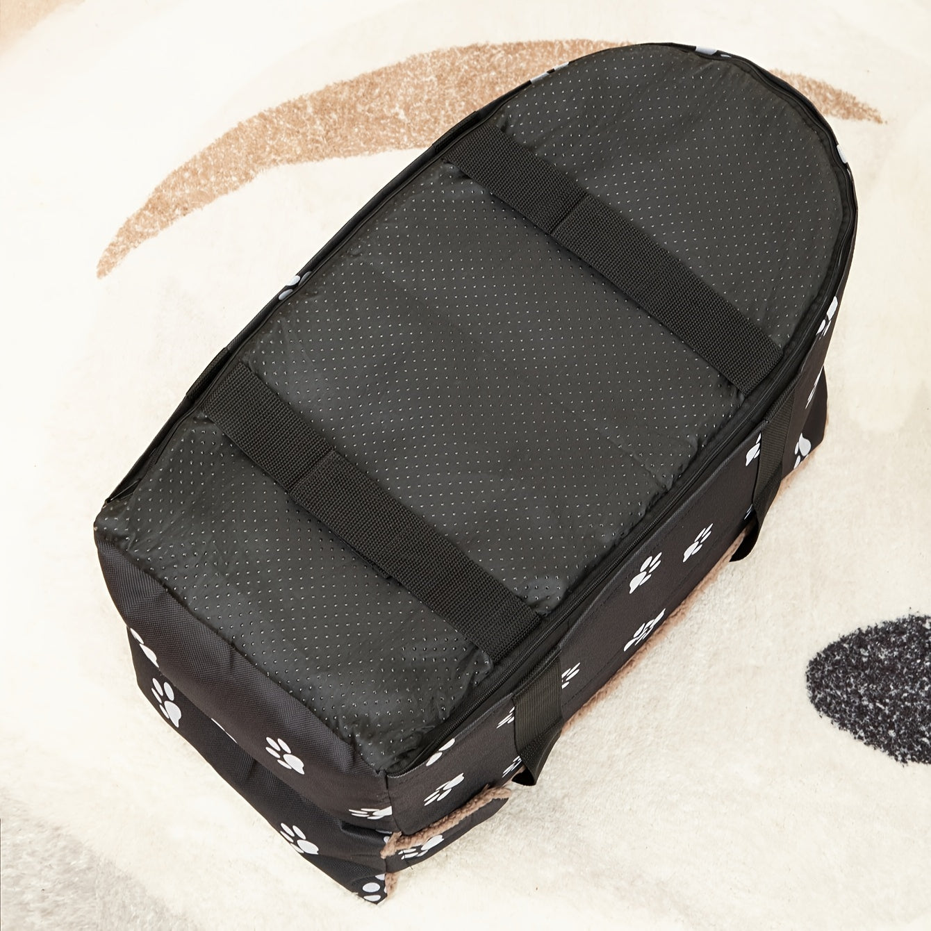 Panier auto pour petit chien avec matelas amovible
