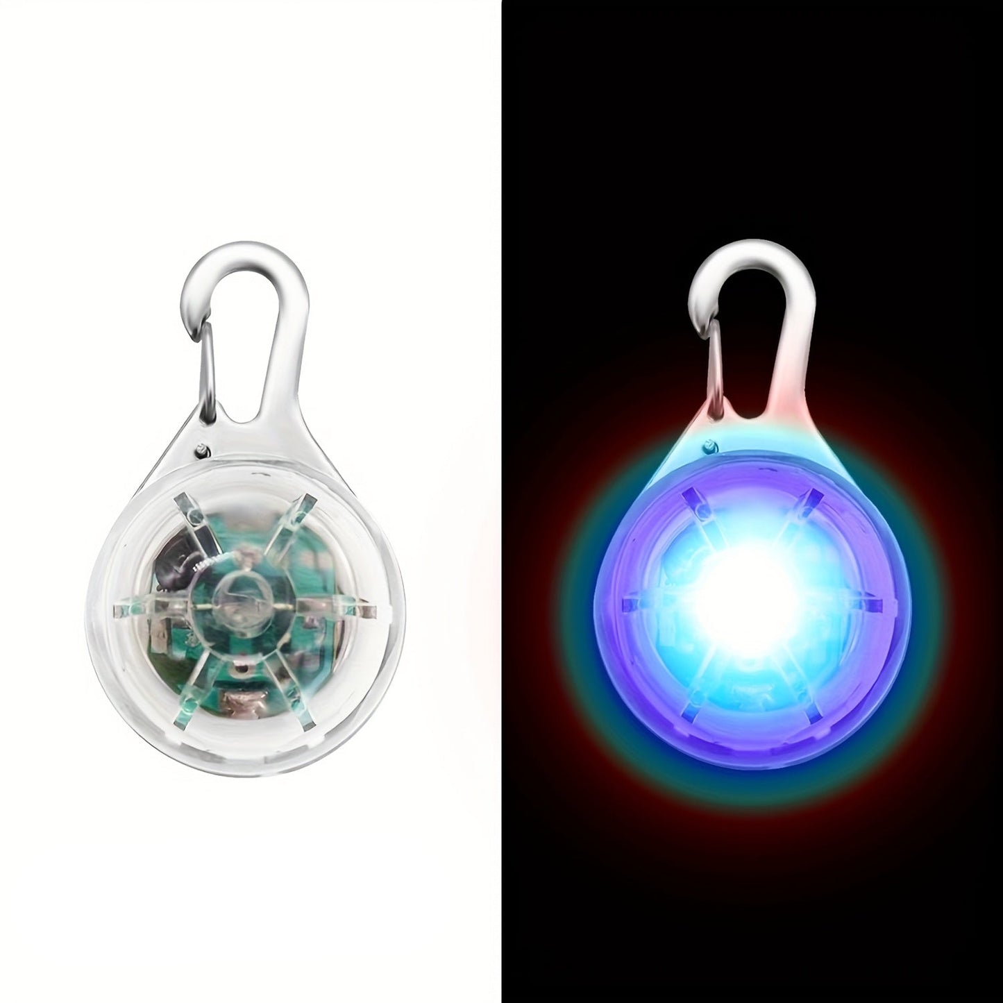 Pendentif lumineux rond pour collier de Chien ou Chat