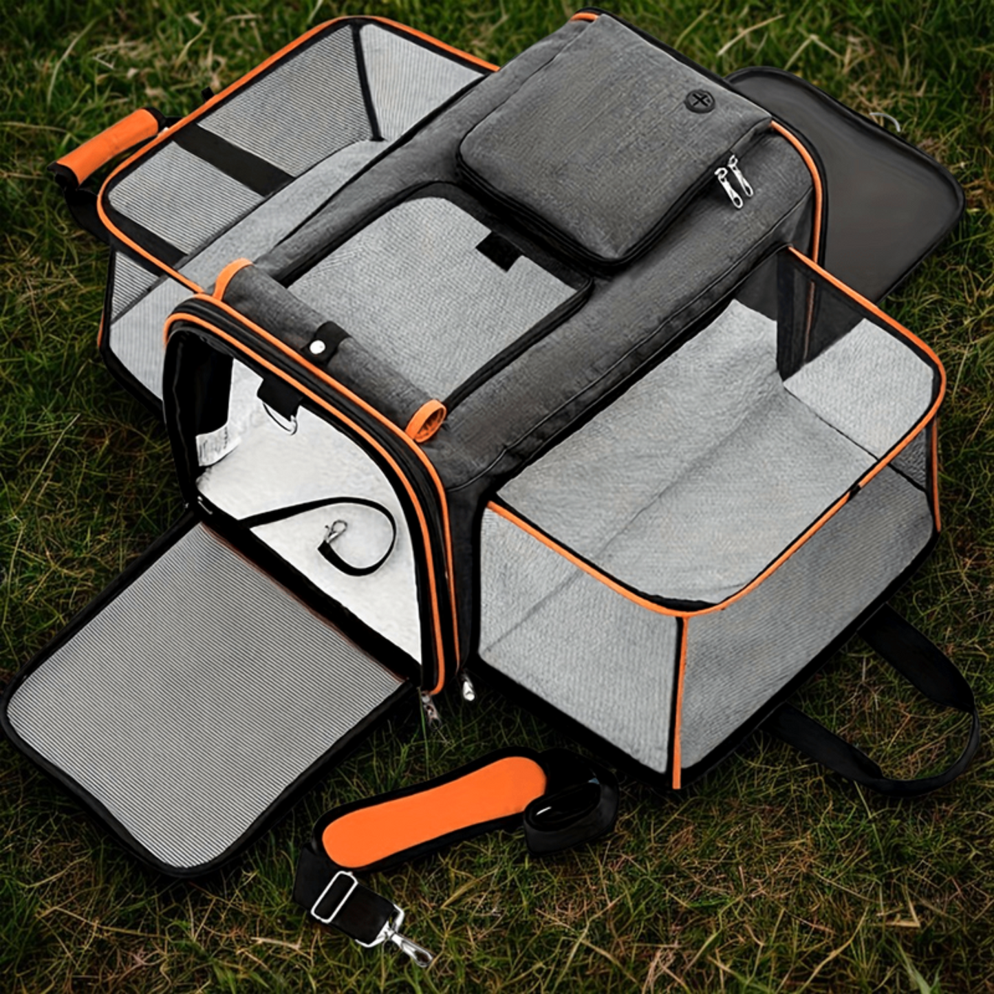 Sac de Transport Extensible pour Chats et Petits Chiens