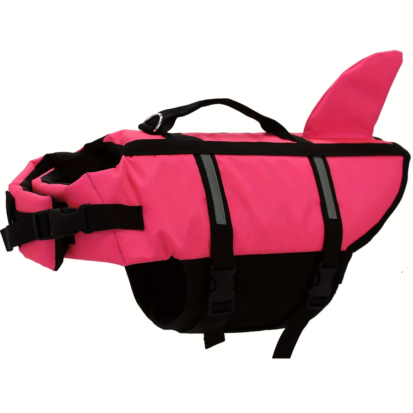 Gilet de Sauvetage Requin Réfléchissant Fluo pour Chiens