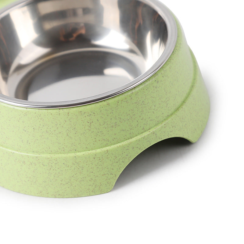 Gamelle Double Antidérapante Inox pour Chiens et Chats – 120ml