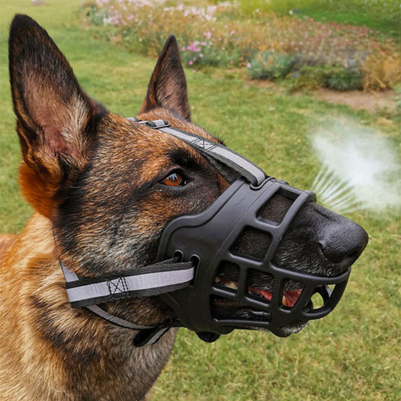 Muselière Réglable Antimorsure pour Chiens Moyens et Grands