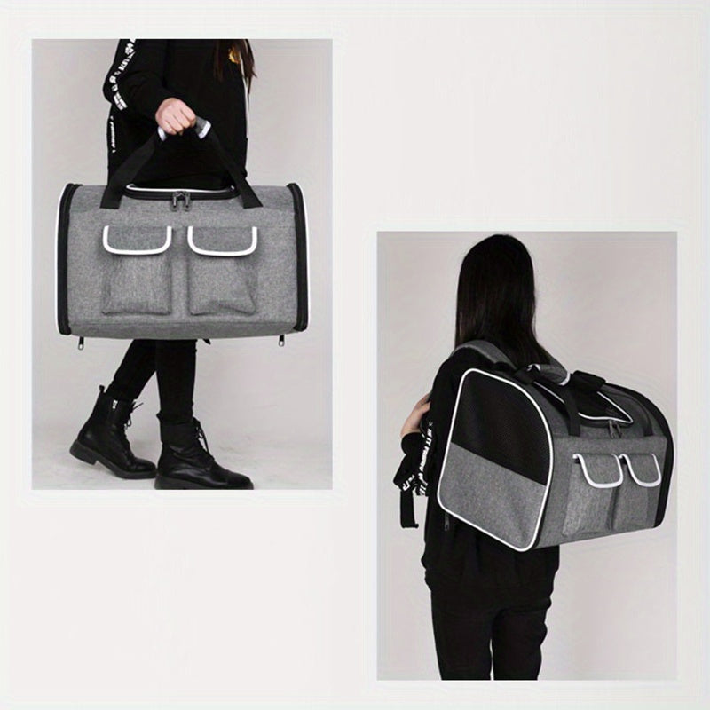 Sac de Transport Spacieux pour Chats et Chiens
