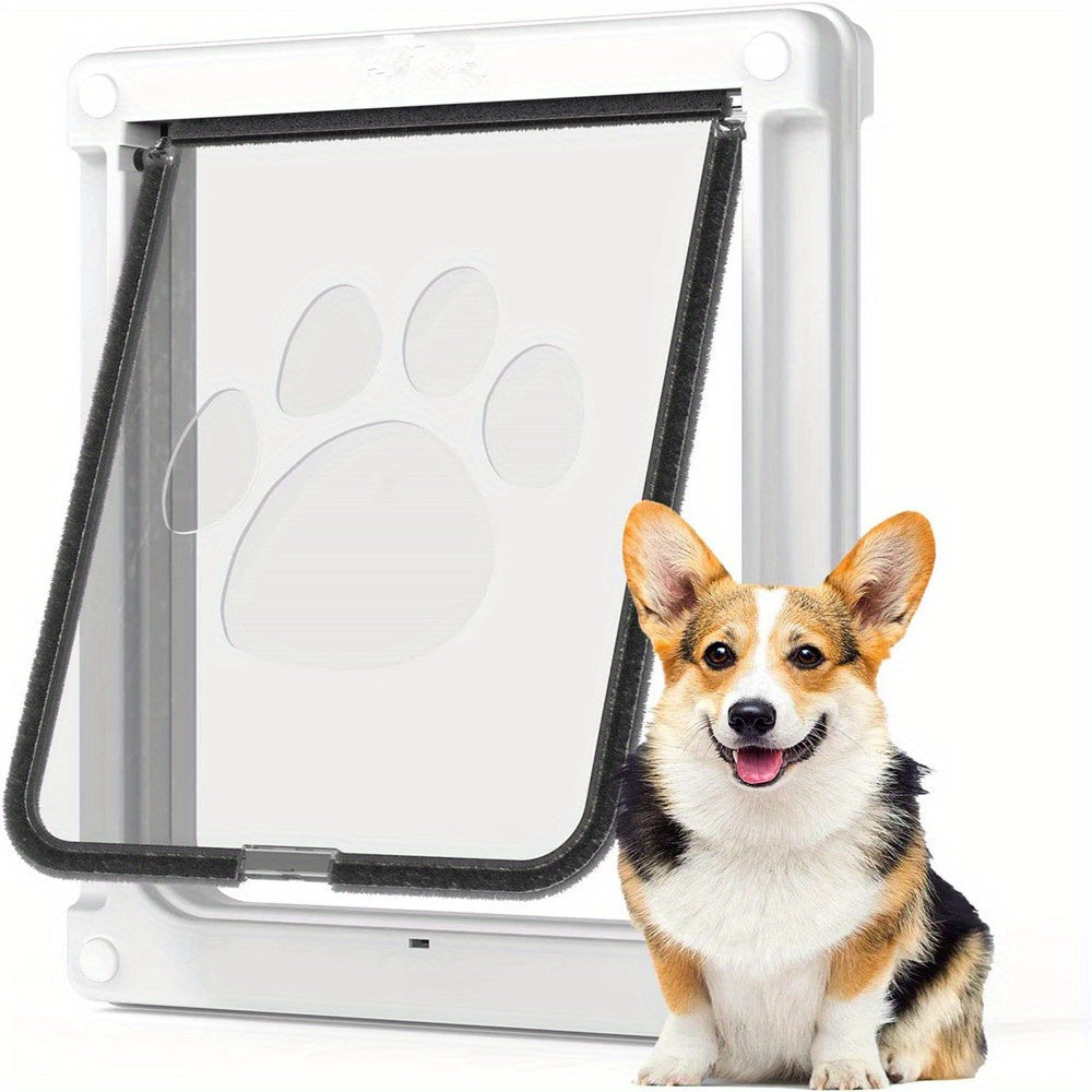 Porte pour Chien et Chat à Battant Magnétique – Installation Mur ou Porte