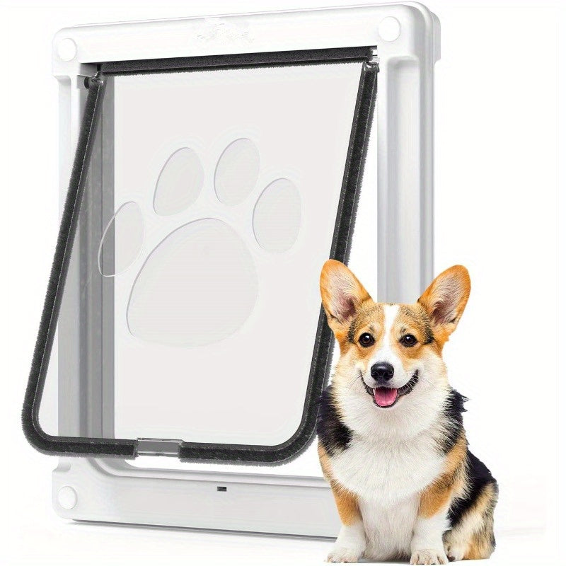 Porte pour Chien et Chat à Battant Magnétique – Installation Mur ou Porte