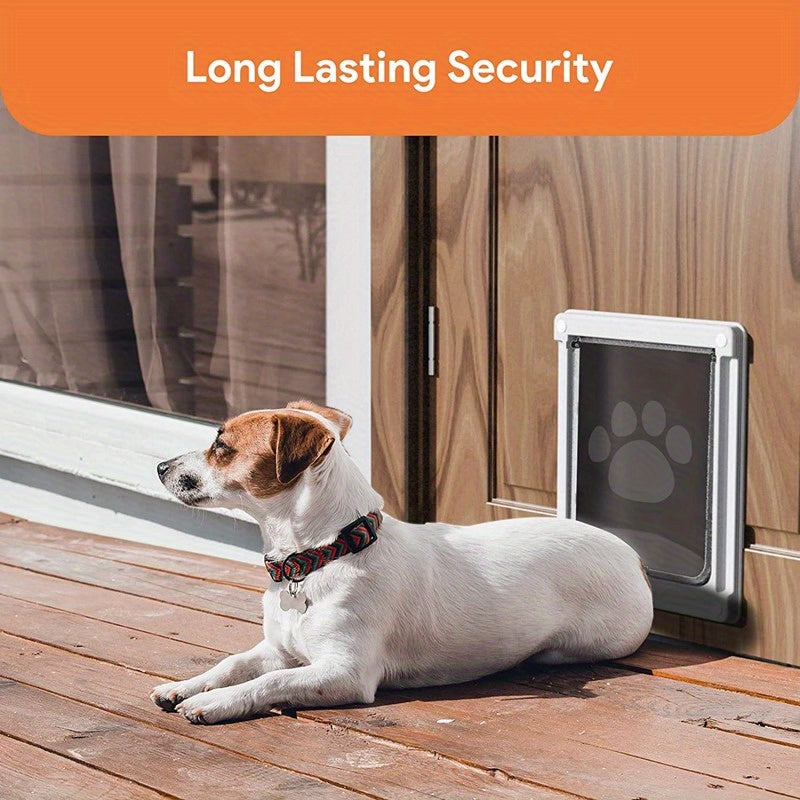Porte pour Chien et Chat à Battant Magnétique – Installation Mur ou Porte