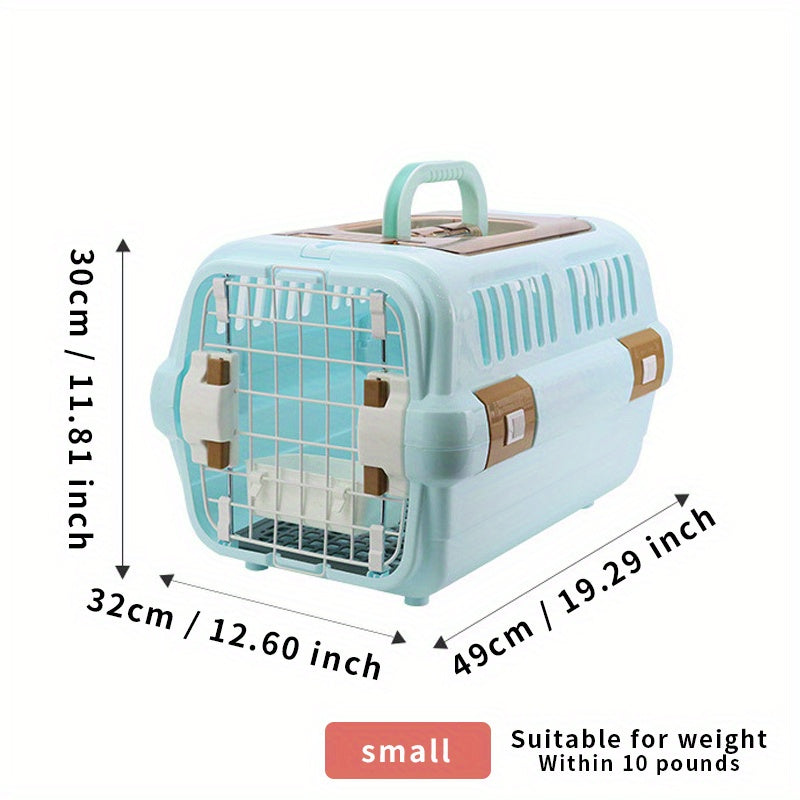 Caisse de transport pour chat en ABS avec double ouverture