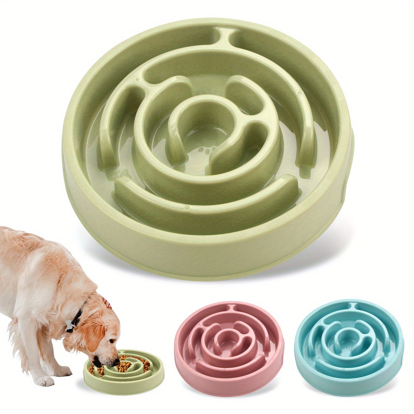 Gamelle SpiralMaze anti-glouton labyrinthe pour Chien et Chat