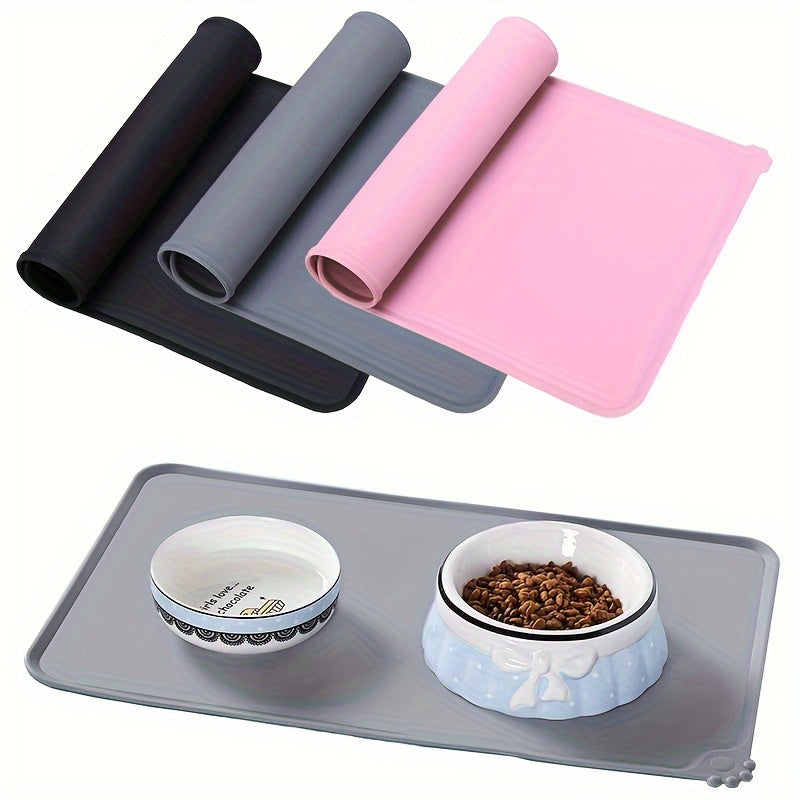 Tapis gamelle imperméable et antidérapant pour chien et chat