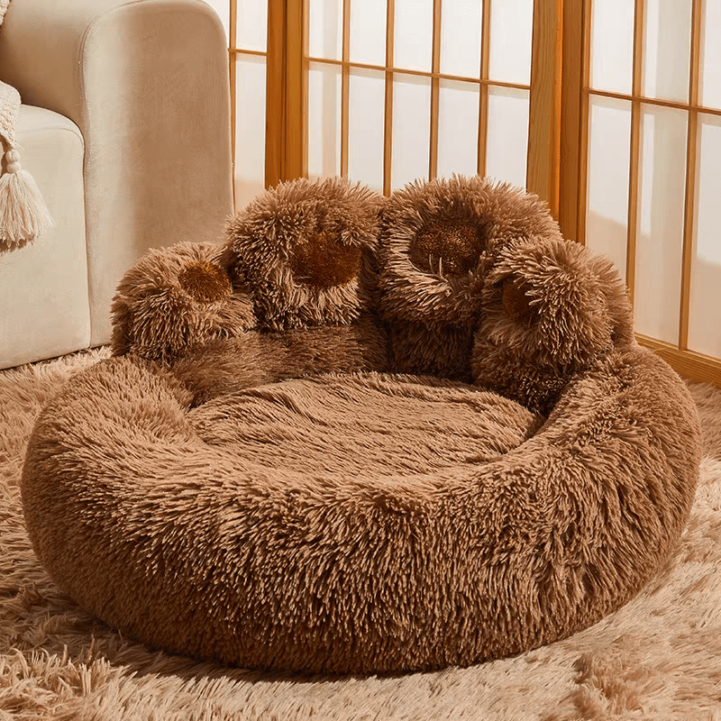 Panier patte géant en peluche pour Chien toutes tailles