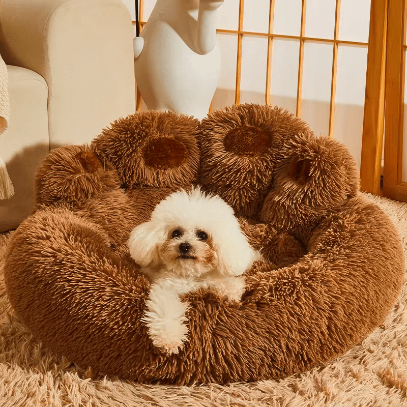 Panier patte géant en peluche pour Chien toutes tailles