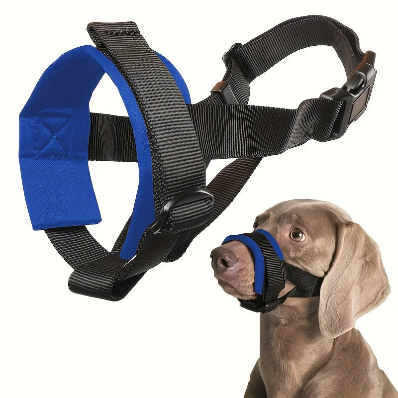 Muselière Ajustable en Maille Respirante pour Chiens