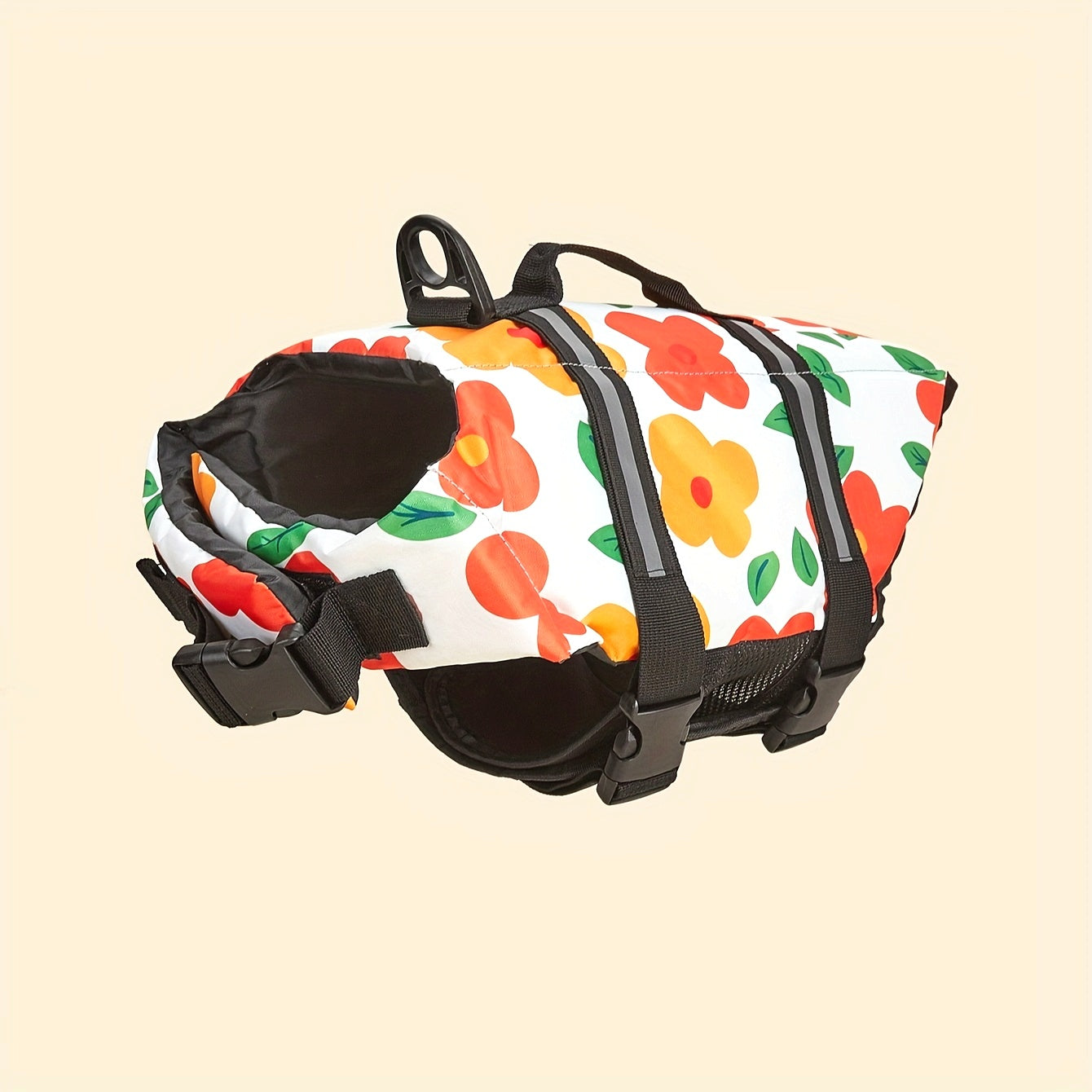 Gilet de Sauvetage Floral pour Chiens et Chats