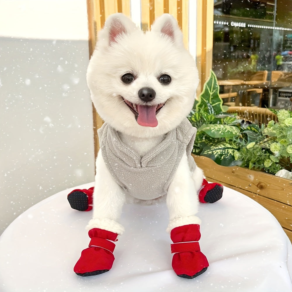 Bottines Chaudes Antidérapantes pour Chats ou Chiens