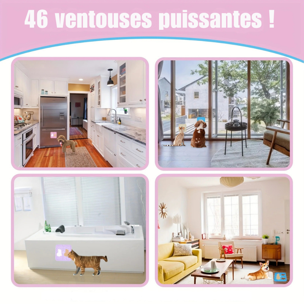 Tapis de Léchage Antidérapants pour Chiens et Chats