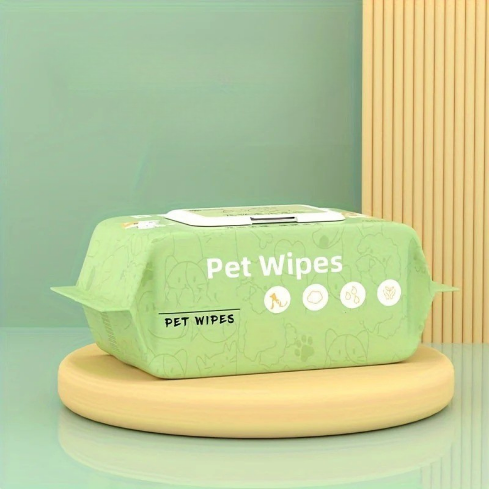Lingettes de Toilette Sans Odeur pour Chiens et Chats