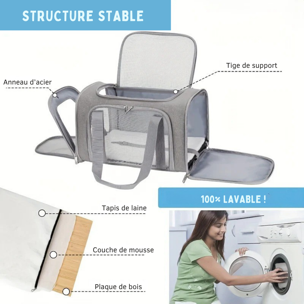 Sac de Transport Souple pour Animaux
