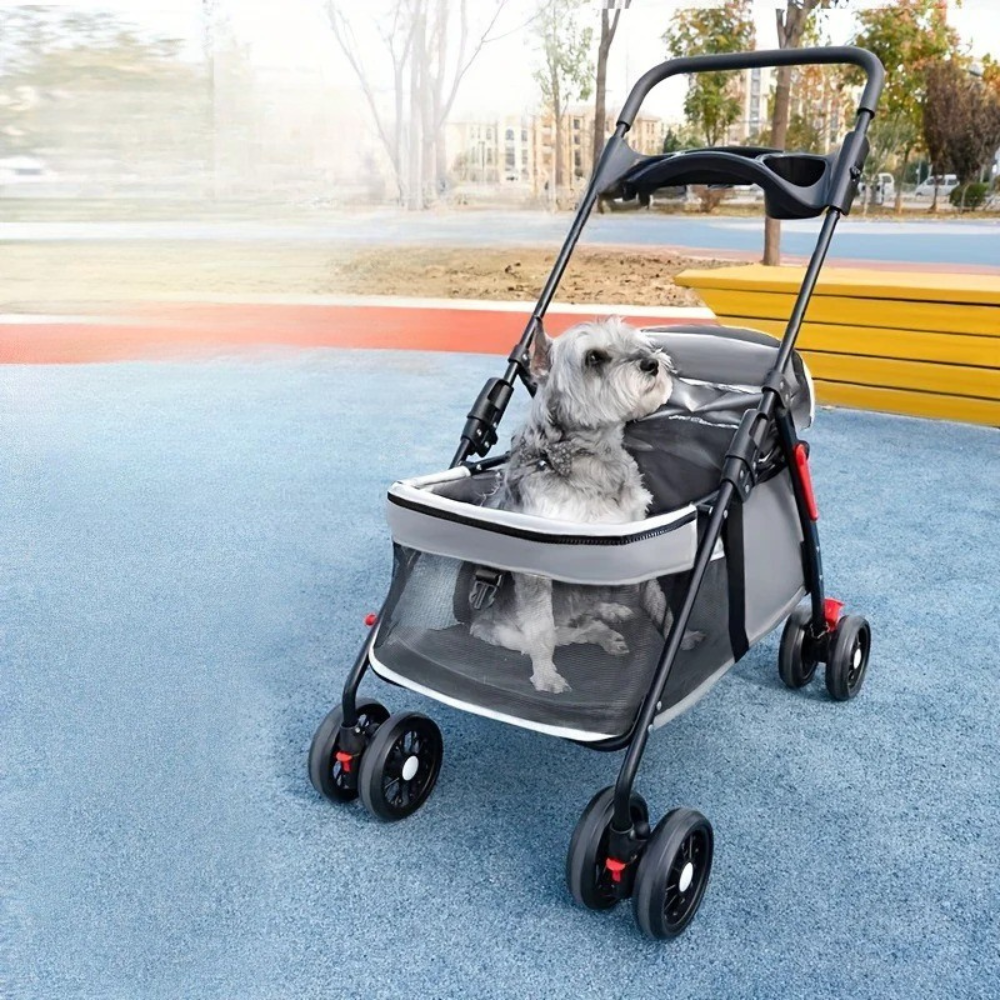 Poussette pour Animaux Pliable et Légère