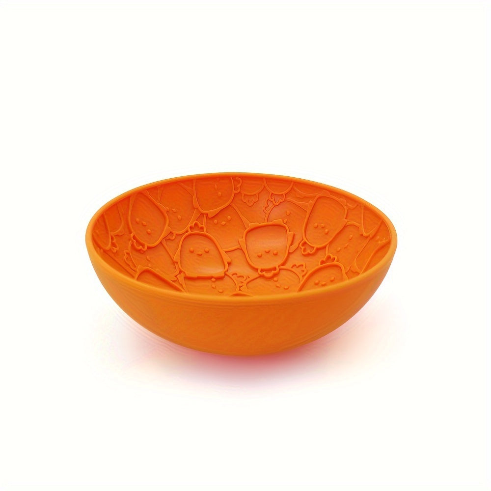 Bol à Lécher en Silicone Antiglouton à Motif pour Chien