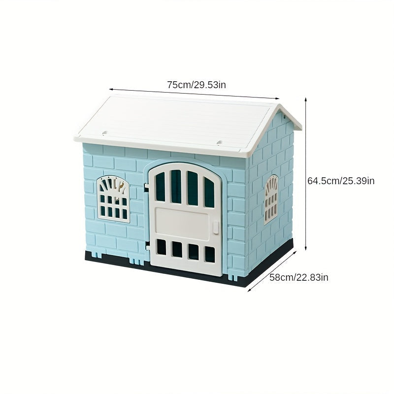 Niche Plastique Pliable avec Porte et Toit Amovible