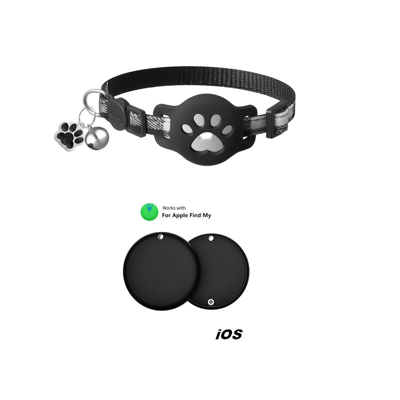 Collier GPS Intelligent pour Chat avec Dispositif Anti-Perte et Étui Protecteur