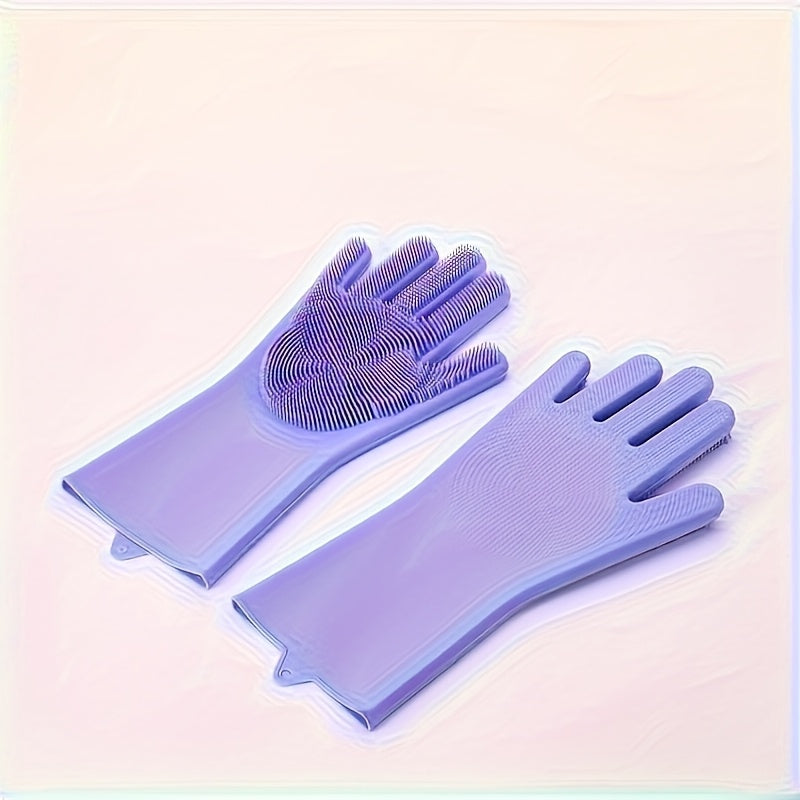 Gants de Bain Massants en Silicone pour Chiens et Chats
