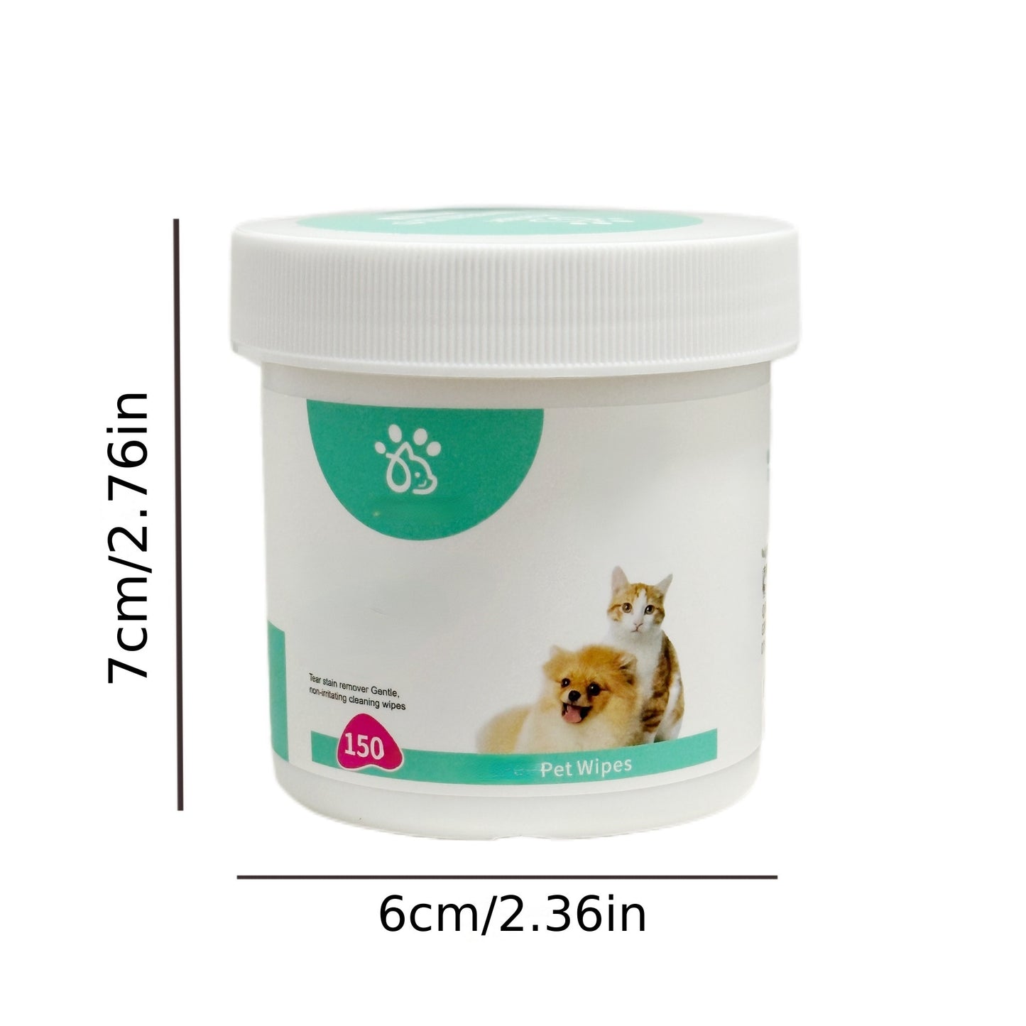Disques Nettoyants Ronds pour Yeux et Oreilles Chats & Chiens