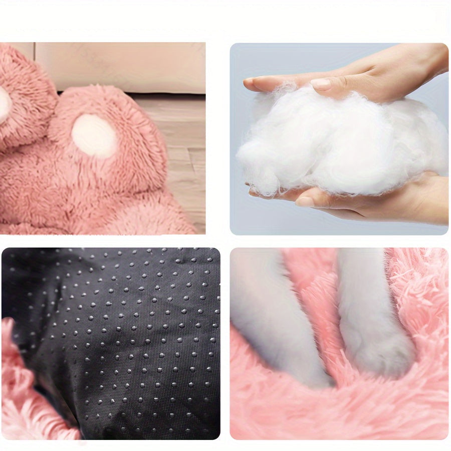 Coussin Patte Géante en Peluche pour Chien et Chat