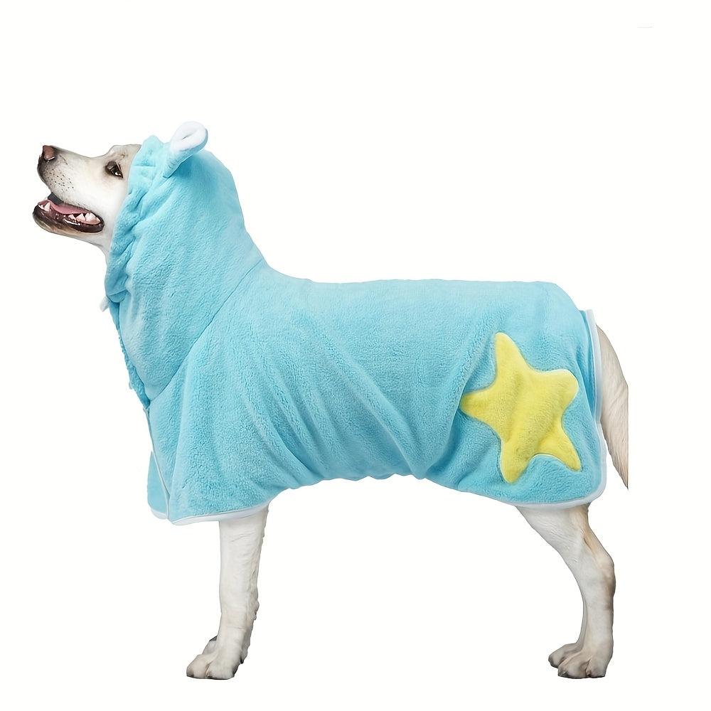 Peignoir de Bain à Capuche avec Oreilles pour Chien