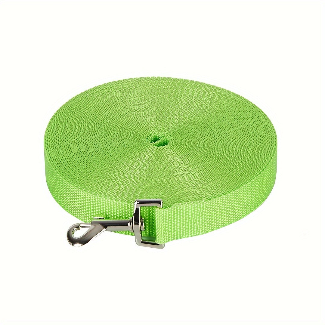 Longe Plate pour Chien – 3 à 9 mètres, couleurs variées