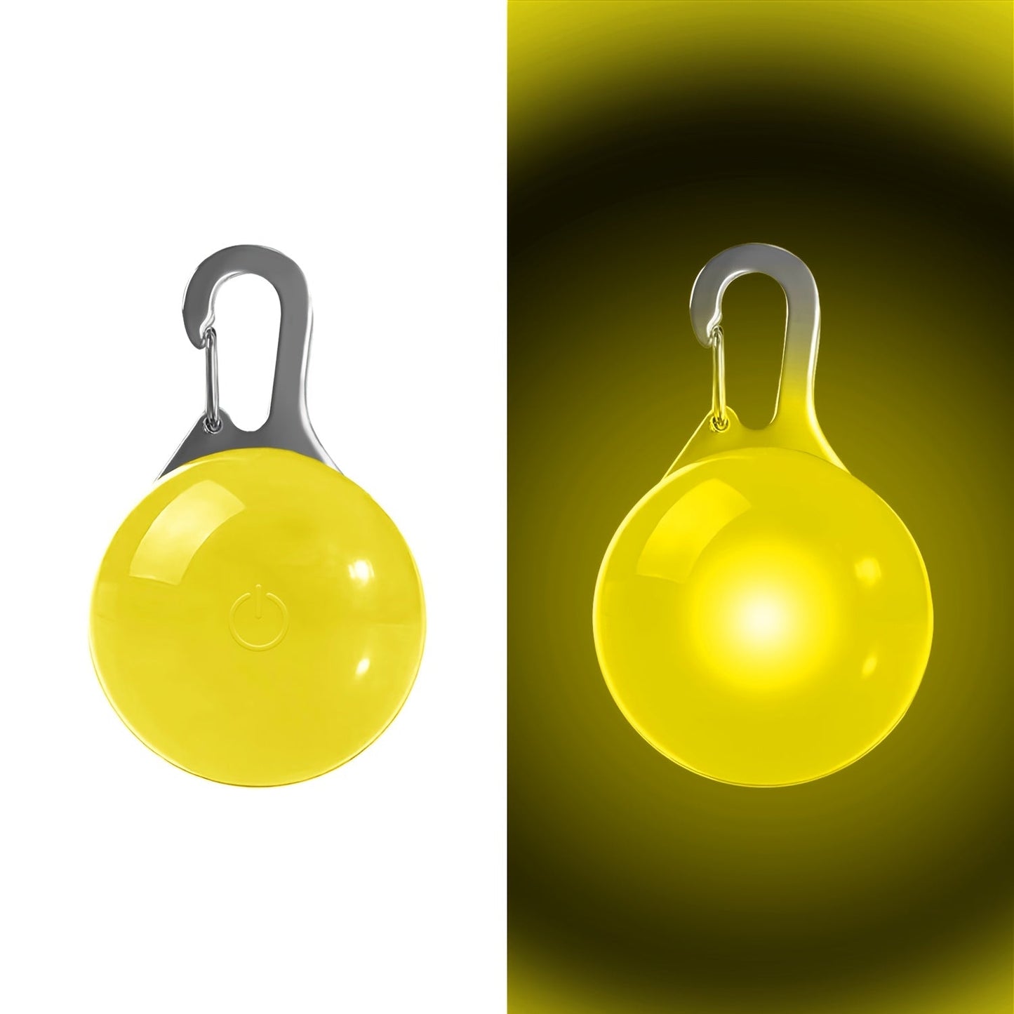 Pendentif lumineux rond pour collier de Chien ou Chat