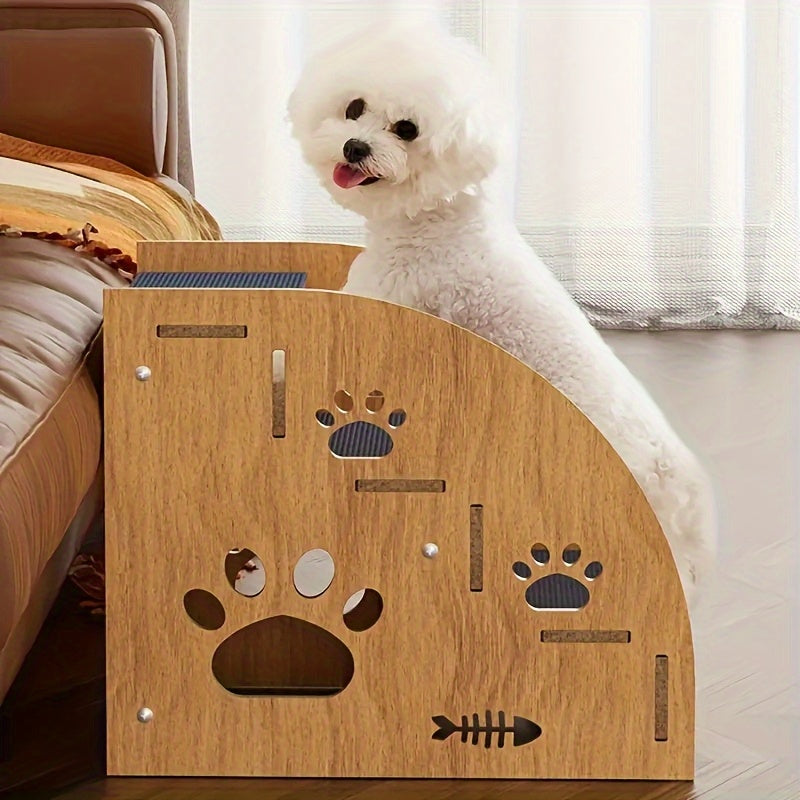 Escalier en Bois Antidérapant pour Chiens