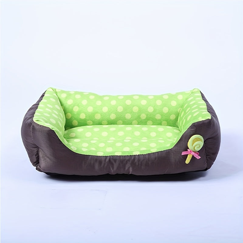 Panier à pois pour petit chien ou chat
